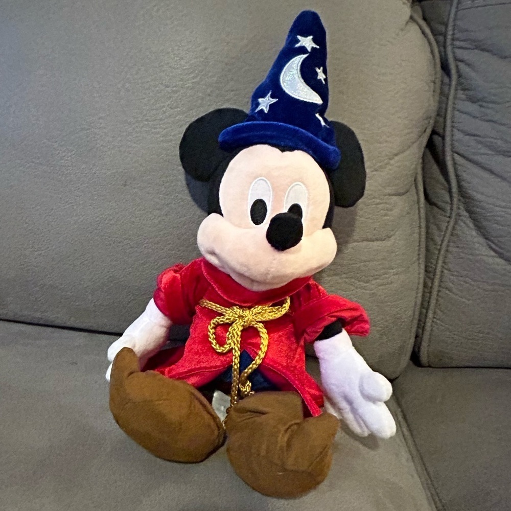 Disney's Fantasia Mickey Mouse Sorcerer’s Apprentice Plush 17"